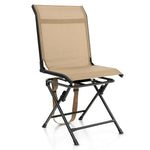 360° Swivel Hunting Blind Chair All-weather Outdoor Folding Chair with Mesh Backrest