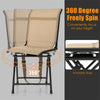 360° Swivel Hunting Blind Chair All-weather Outdoor Folding Chair with Mesh Backrest