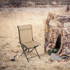 360° Swivel Hunting Blind Chair All-weather Outdoor Folding Chair with Mesh Backrest