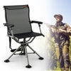 360° Silent Swivel Hunting Blind Chair Portable Folding Chairs with Adjustable Aluminum Legs & Armrests