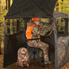 360° Silent Swivel Hunting Blind Chair Portable Folding Chairs with Adjustable Aluminum Legs & Armrests