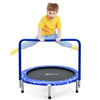 36” Mini Kids Trampoline Foldable Rebounder Trampoline Outdoor Indoor Toddler Fitness Trampoline with Full Covered Handrail & Safety Pad