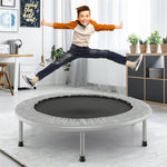 38" Mini Exercise Trampoline Folding Fitness Rebounder Trampoline for Adults & Kids