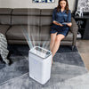 60-Pint Portable Dehumidifier for Home & Basements, 4000 Sq. Ft Dehumidifier with 3-Color Digital Display, Auto Manual Drainage