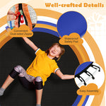 48" Round Mini Kids Trampoline Outdoor Indoor Toddler Trampoline with Enclosure Net & Heavy-duty Metal Frame U-shaped Legs