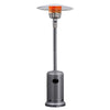 Propane Patio Heater 50,000 BTU Stainless Steel Standing Gas Outdoor Heater with Wheels