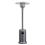 Propane Patio Heater 50,000 BTU Stainless Steel Standing Gas Outdoor Heater with Wheels