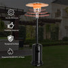 Propane Patio Heater 50,000 BTU Stainless Steel Standing Gas Outdoor Heater with Wheels