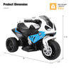 Kids Ride on Motorcycle Licensed BMW 6V Battery Powered 3-Wheel Motorcycle Car Toy with Lights & Music