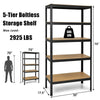 72" Heavy Duty Shelving Unit 5-Tier Adjustable Garage Storage Shelves 2925LBS Open Display Rack For Home Office Dormitory