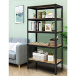 72" Heavy Duty Shelving Unit 5-Tier Adjustable Garage Storage Shelves 2925LBS Open Display Rack For Home Office Dormitory