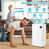 73-Pint Portable Dehumidifier for Home Basements, 4500 Sq.Ft Quiet Dehumidifier with 5 Modes & Auto Manual Drainage