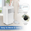 8000 BTU Portable Air Conditioner 3-in-1 AC Unit Dehumidifier & Fan with Remote Control & Window Installation Kit