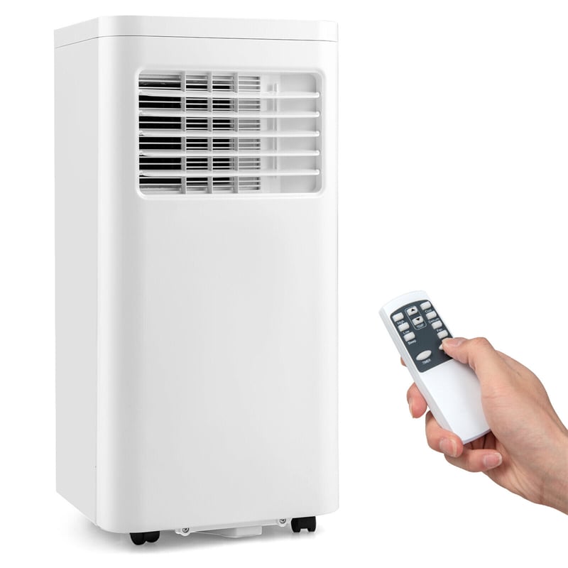 8000 BTU Portable Air Conditioner 3-in-1 AC Unit Dehumidifier & Fan with Remote Control & Window Installation Kit