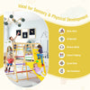 8-in-1 Wooden Montessori Climbing Toys Indoor Jungle Gym with Slide, Gymnastic Rings, Toddler Playground Climber Climber