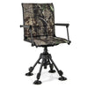 360° Swivel Hunting Blind Chair Height Adjustable Folding Hunting Chair with 4 Adjustable Legs & Armrests