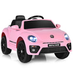 Kids Ride On Car 12V Licensed Volkswagen Beetle Battery Powered Electric Vehicle with Remote Control