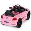 Kids Ride On Car 12V Licensed Volkswagen Beetle Battery Powered Electric Vehicle with Remote Control