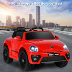 Kids Ride On Car 12V Licensed Volkswagen Beetle Battery Powered Electric Vehicle with Remote Control