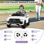 Kids Ride On Truck Car 12V Licensed Chevrolet Tahoe Electric Vehicle with Remote Control, Light & Music, Battery Powered Ride On Car Toy