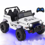 Kids Ride on Car Truck 2-Seater 12V Battery Powered Electric Car with Remote Control & LED Lights