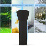 Waterproof Patio Heater Cover Standing Outdoor Propane Heater Cover with Zipper & Storage Bag