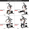 Multifunction Home Gym System Weight Training Exercise Equipment with 100lbs Weight Stack, All-in-One Fitness Strength Machine for Total Body Workout