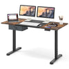 Electric Standing Desk 55" x 28" Height Adjustable Desk Sit-Stand Computer Workstation with Storage Drawer & USB Charging Port