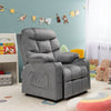 Kids Recliner Chair Adjustable Gaming Recliner Ergonomic Velvet Recliner with Cup Holder, Footrest & Side Pockets for Children Room