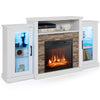 59" Fireplace TV Stand with LED Lights for TVs up to 65", Entertainment Center with 18" Electric Fireplace & APP Control