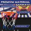 Foldable Basketball Arcade Game Indoor Double Shot Electronic Basketball Game 2 Player 8 Game Options with 4 Balls & Inflation Pump