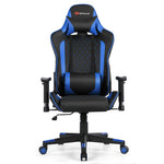 Massage Gaming Chair Gaming Recliner Ergonomic High Back Office Computer Chair with Adjustable Armrest & Lumbar Pillow