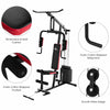 Multifunction Home Gym System Weight Training Exercise Equipment with 100lbs Weight Stack, All-in-One Fitness Strength Machine for Total Body Workout