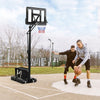 Portable Basketball Hoop 8-10Ft Height Adjustable Basketball Goal Stand System for Outdoor Indoor with 44" Shatterproof Backboard & Weight Bag