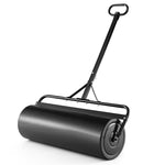 Bestoutdor Lawn Roller Push/Tow-Behind Yard Roller 17 Gallon Water/Sand Filled Steel Sod Drum Roller with Detachable Gripping Handle