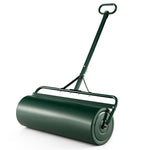 Bestoutdor Lawn Roller Push/Tow-Behind Yard Roller 17 Gallon Water/Sand Filled Steel Sod Drum Roller with Detachable Gripping Handle