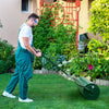 Bestoutdor Lawn Roller Push/Tow-Behind Yard Roller 17 Gallon Water/Sand Filled Steel Sod Drum Roller with Detachable Gripping Handle