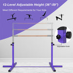 Steel Gymnastics Bar Height Adjustable Horizontal Bar Gymnastics Home Kip Bar Junior Training Bar with Double Locking Mechanism