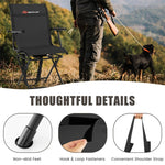 360° Swivel Hunting Blind Chair Folding Hunting Chair Silent Ground Blind Chair with Armrest & Carrying Strap