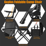 360° Swivel Hunting Blind Chair Folding Hunting Chair Silent Ground Blind Chair with Armrest & Carrying Strap