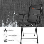 360° Swivel Hunting Blind Chair Folding Hunting Chair Silent Ground Blind Chair with Armrest & Carrying Strap