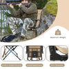 360° Swivel Hunting Blind Chair Folding Hunting Chair Silent Ground Blind Chair with Armrest & Carrying Strap