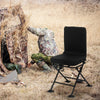 360° Swivel Hunting Chair Folding Ground Blind Chair Hunting Seat with All-Terrain Duck Feet & Padded Cushion