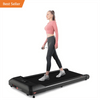 Walking Pad 2 in 1 Under Desk Treadmill 2.25 HP Portable Walking Jogging Machine for Home Office with Remote Control & LED Display