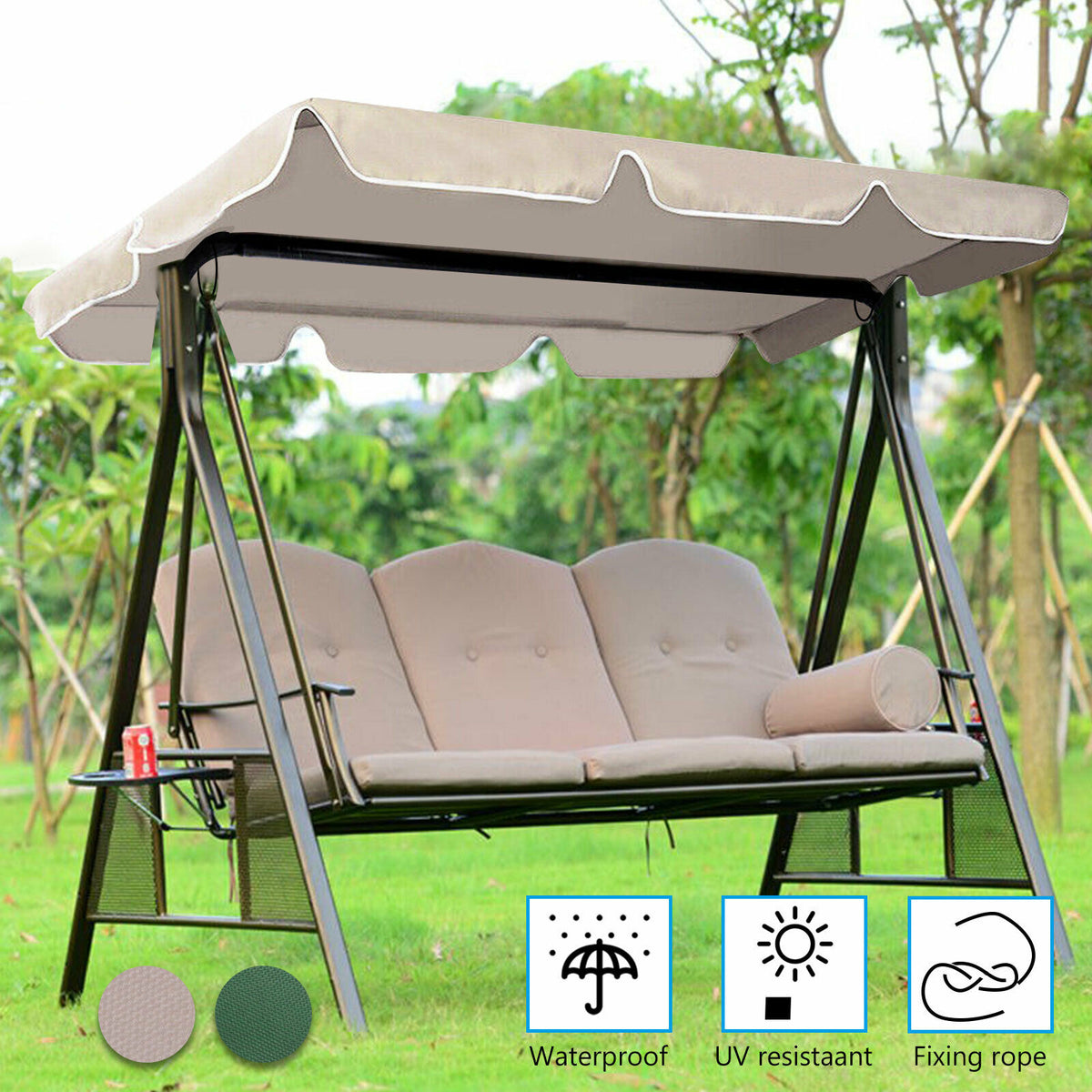 77" x 43" Swing Top Canopy Replacement Cover