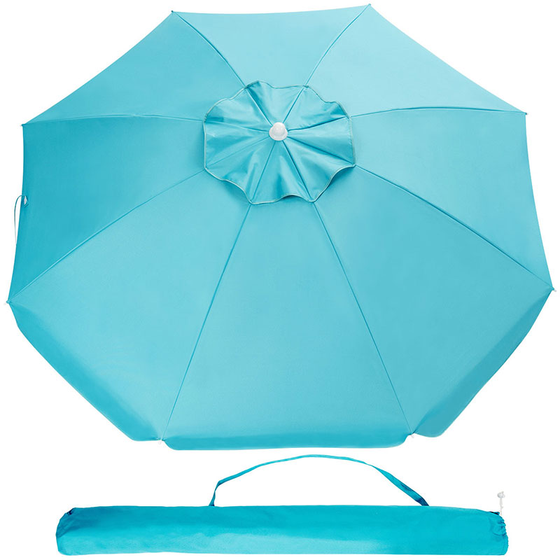 6.5 ft Beach Umbrella with Sand Anchor & Carrying Bag