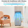 10000 BTU Portable Air Conditioner 4-in-1 AC Unit with Fan Dehumidifier Mode & Remote Control