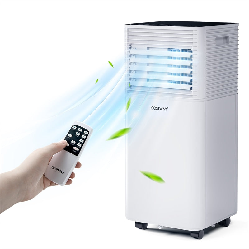 10000 BTU Portable Air Conditioner 4-in-1 AC Unit with Fan Dehumidifier Mode & Remote Control