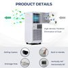 10000 BTU Portable Air Conditioner 4-in-1 AC Unit with Fan Dehumidifier Mode & Remote Control