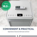 10000 BTU Portable Air Conditioner 4-in-1 AC Unit with Fan Dehumidifier Mode & Remote Control